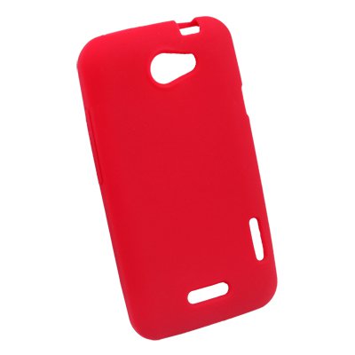 NEW Red Silicone Soft Gel Skin Case Cover for HTC Edge One X