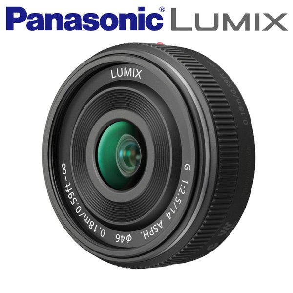 Panasonic Lumix 14mm Lens for Micro Four Thirds Interchangeable Lens (PanasonicL14Black)
