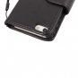 Black Card Wallet Synthetic Leather Case Pouch Cover for iPhone 5 5G + Silver Stylus #10228+6116#