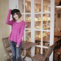 Women's Long Sleeve Cozy Sweater/Rose/L (12F169-ROSE-L)