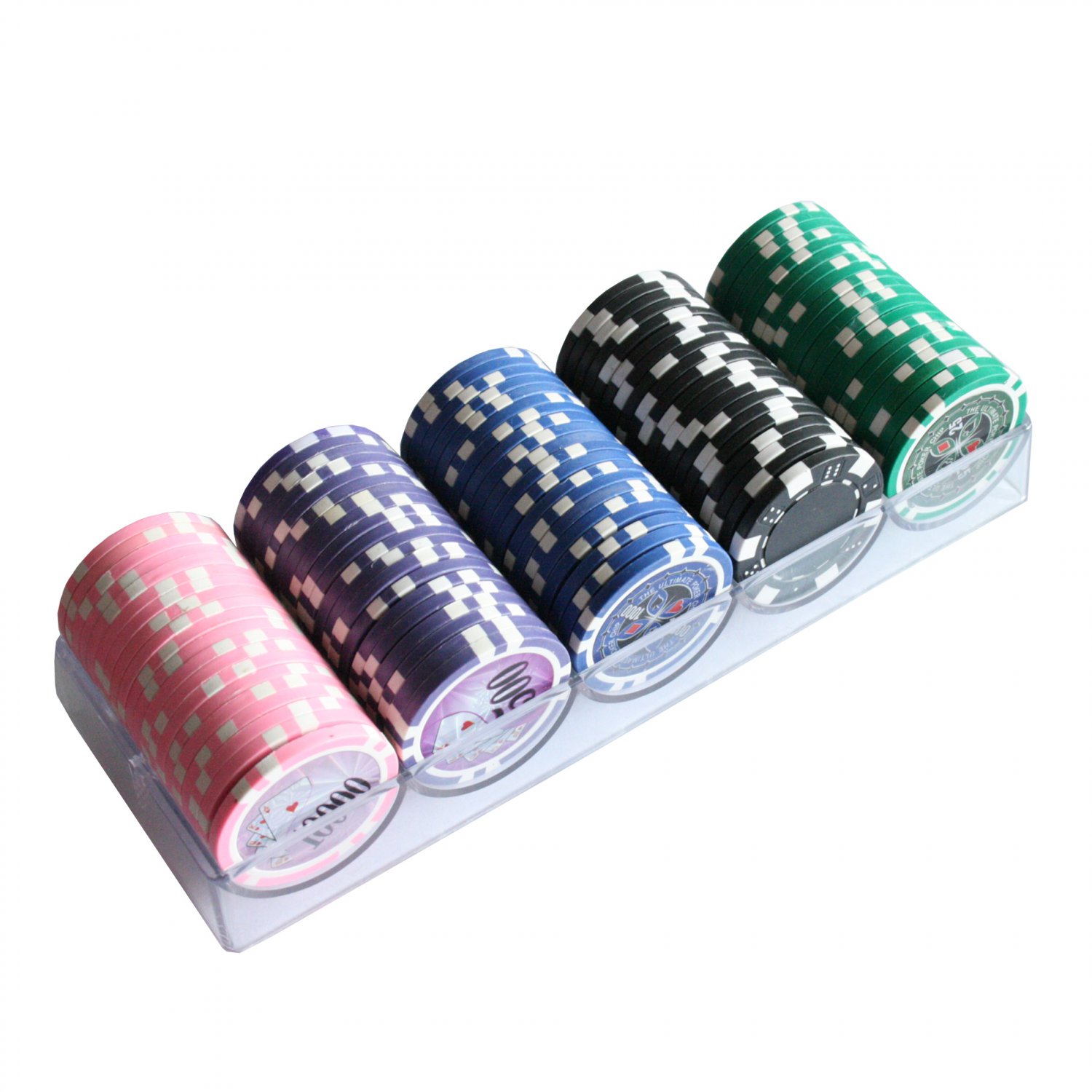 Clear Acrylic Poker Chip Rack Tray x10 (Ship US Country Only) 11064x10