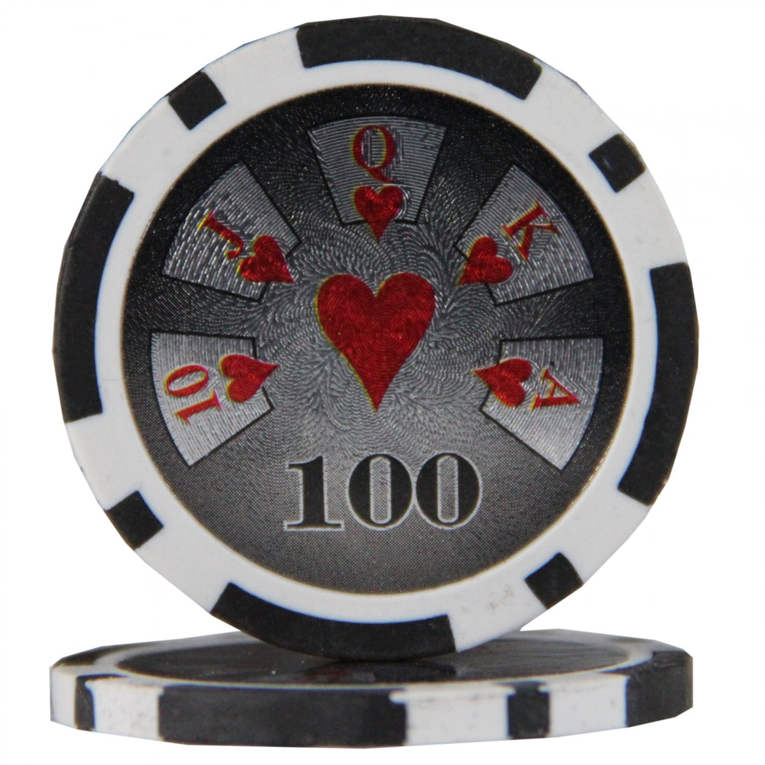 50pcs Hi Roller Poker Chip $100 Black 14 Gram (Ship US Country Only ...