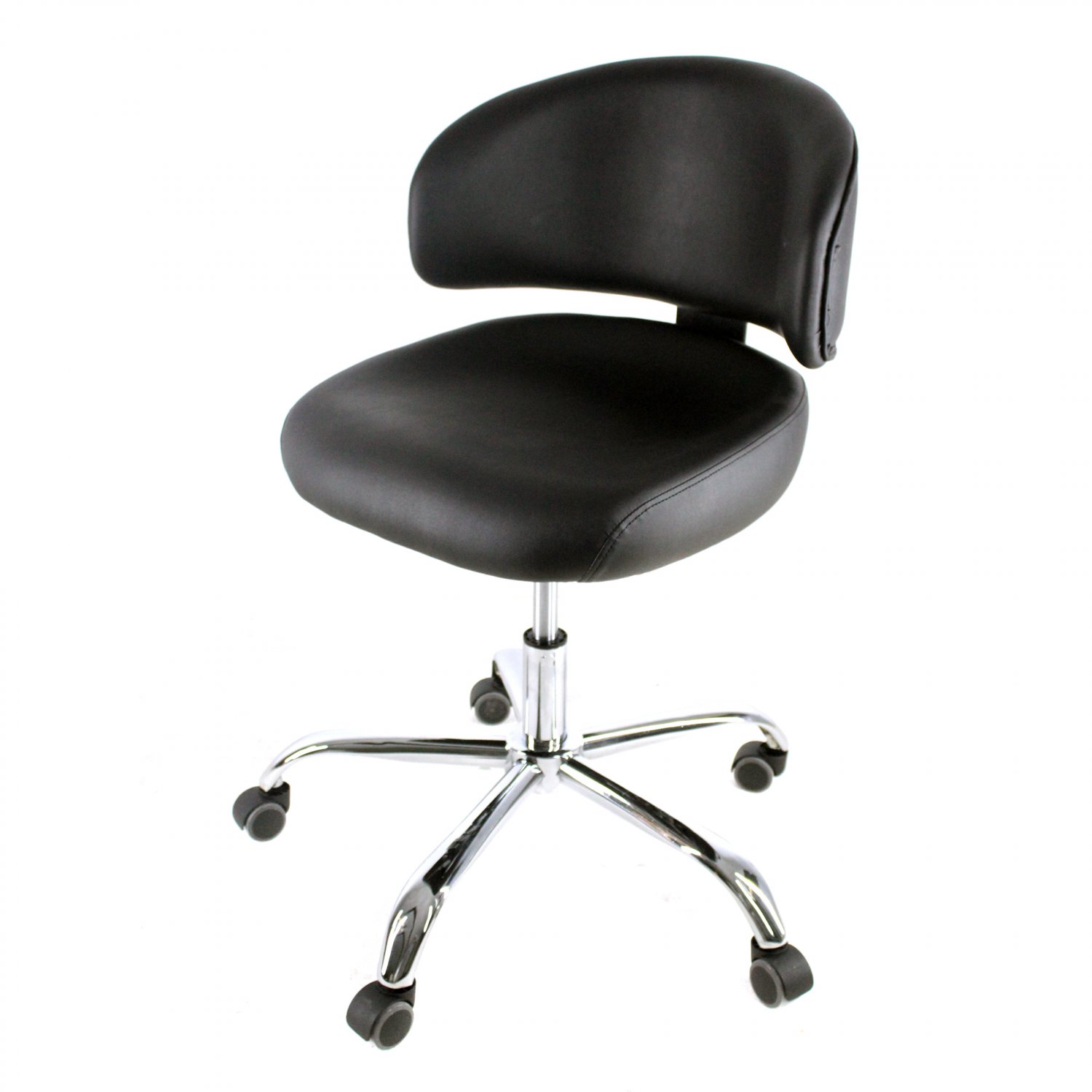 New Adjustable Swivel Barstools Casino Poker Chairs Black(Ship US