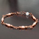 Ocean Coral Meets Forest Moonstone
