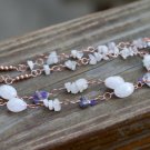 Metaphysical Amethyst and Crystal Quartz Necklace