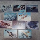 NEW 10 CLASSIC AIRCRAFT AIRPLANE POSTCARDS MILITARY