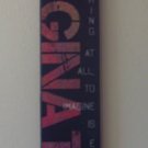 NEW 3D IMAGINATION SAYING MODERN WALL PLAQUE 6 X 36