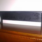 NEW BLACK WOODEN PRIMITIVE RUSTIC WALL SHELF 3 PEGS