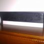 NEW BLACK WOODEN PRIMITIVE RUSTIC WALL SHELF 3 PEGS