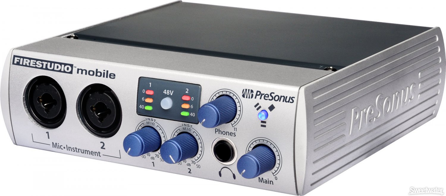 PreSonus FireStudio Mobile 10x6 FireWire Recording System