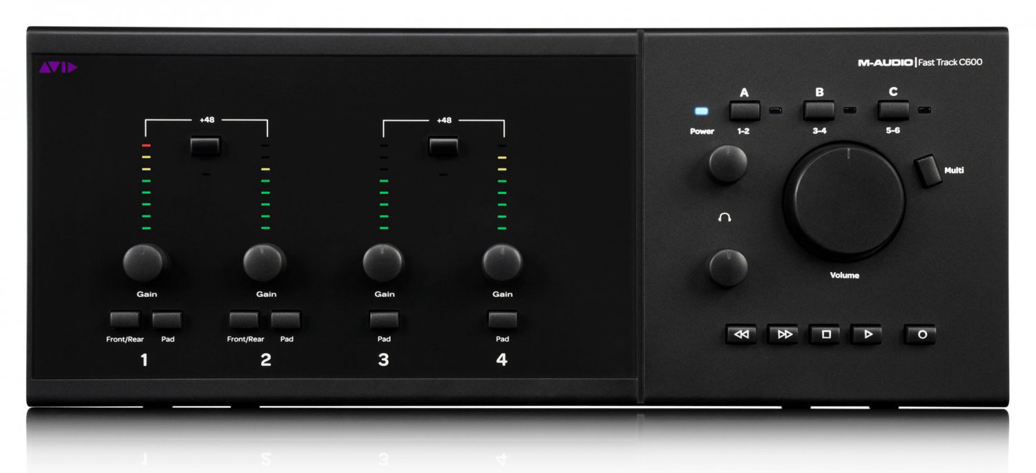 M-Audio Fast Track C600 USB Audio Interface with Pro Tools SE Software