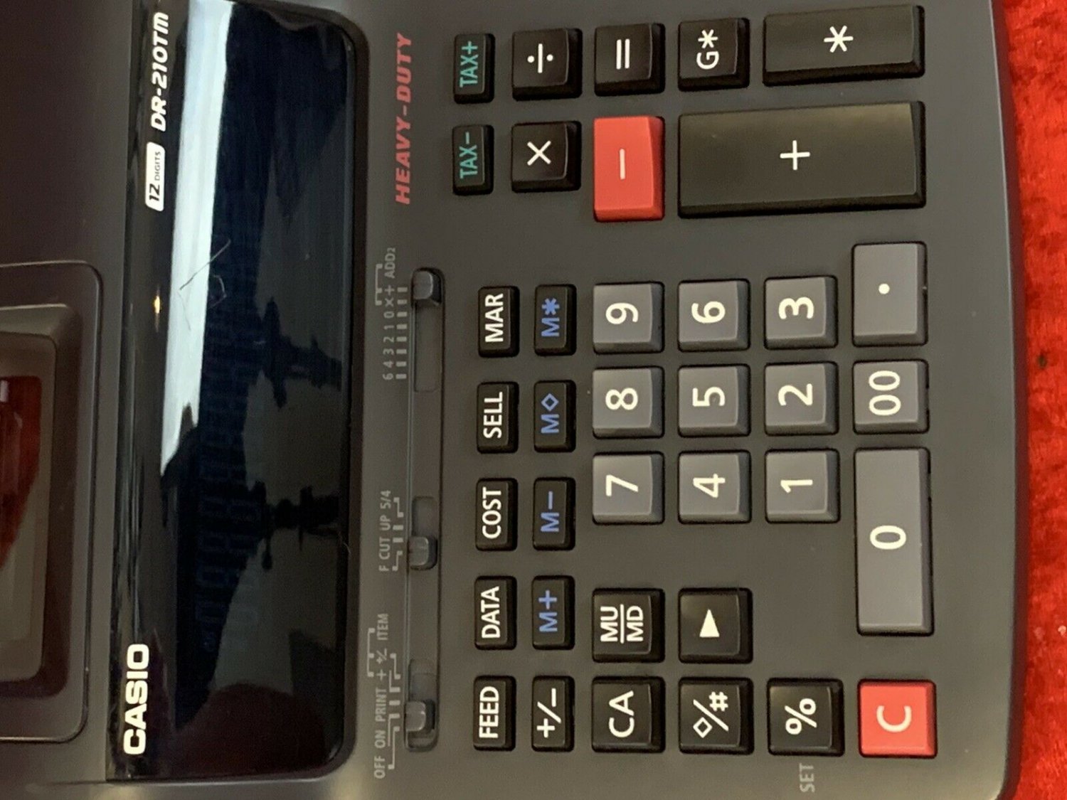 Casio DR210TM Printing Calculator