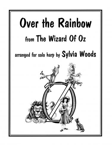 Over the Rainbow Arranged for Solo Harp Sheet Music