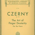 Schirmer Volume 154 Art of Finger Dexterity, Op. 740 (Complete)