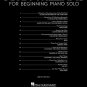 John Williams for Beginning Piano Solo