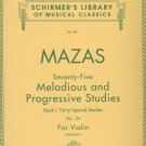 Schirmer Library of Classics Volume 487 Violin Method