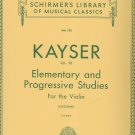 Schirmer Library of Classics Volume 750 Violin Method
