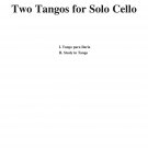 Two Tangos for Solo Cello Sheet Music