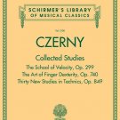 Schirmer Library of Classics Volume 2108 Czerny Collected Studies