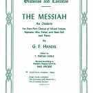 Schirmer Messiah (Oratorio, 1741) Complete Vocal Score SATB
