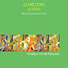 Erik Satie 22 Songs for Medium-Low Voice