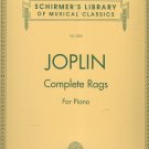 Schirmer Library of Classics Volume 2020 Joplin – Complete Rags for Piano