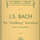 Schirmer Library of Classics Volume 1980 Bach: Goldberg Variations