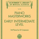 Schirmer's Volume 2109 Piano Masterworks Early Intermediate Level