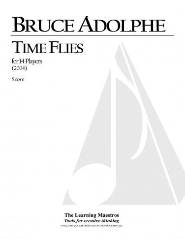 Time Flies 14 Players, Full Score Print On Demand