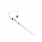 Audix M1255BSW Miniaturized Shotgun Condenser Microphone (Supercardioid, white)