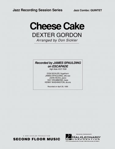 Cheesecake Jazz Combo Recording Session Series Sheet Music