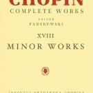 Minor Works Chopin Complete Works Vol. XVIII