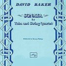Sonata for Tuba and String Quartet Score and Parts