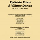 Episode from a Village Dance by Donald Brown Jazz Recording Session Series