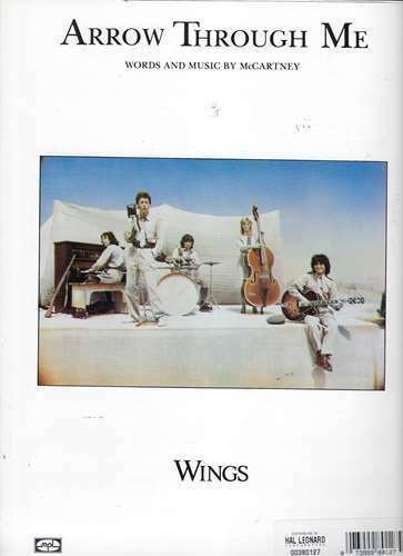 Paul McCartney Wings Arrow Through Me Sheet Music