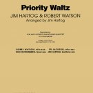 Jim Hartog & Robert Watson Priority Waltz Saxophone Quartet Sheet Music