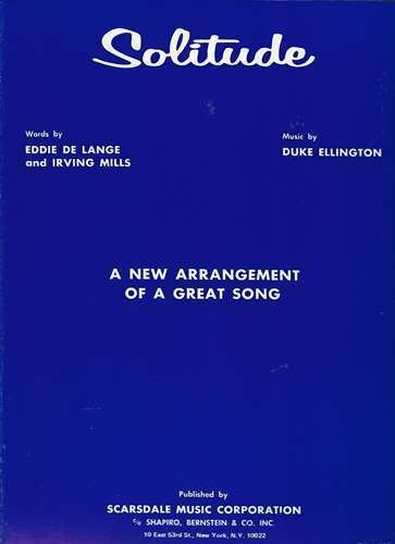 Duke Ellington Solitude Sheet Music