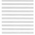 Passantino Manuscript Paper 1. Manuscript Paper: 12-stave (formerly #51)