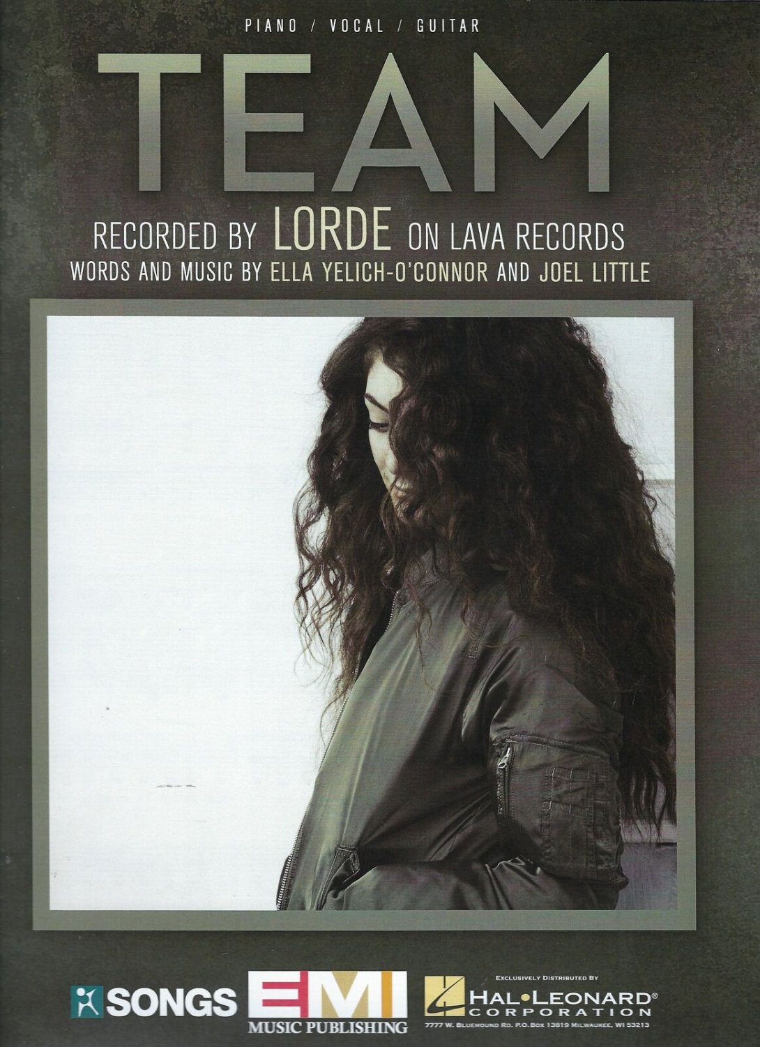 Lorde Team Sheet Music