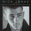 Nick JonasJealous Sheet Music