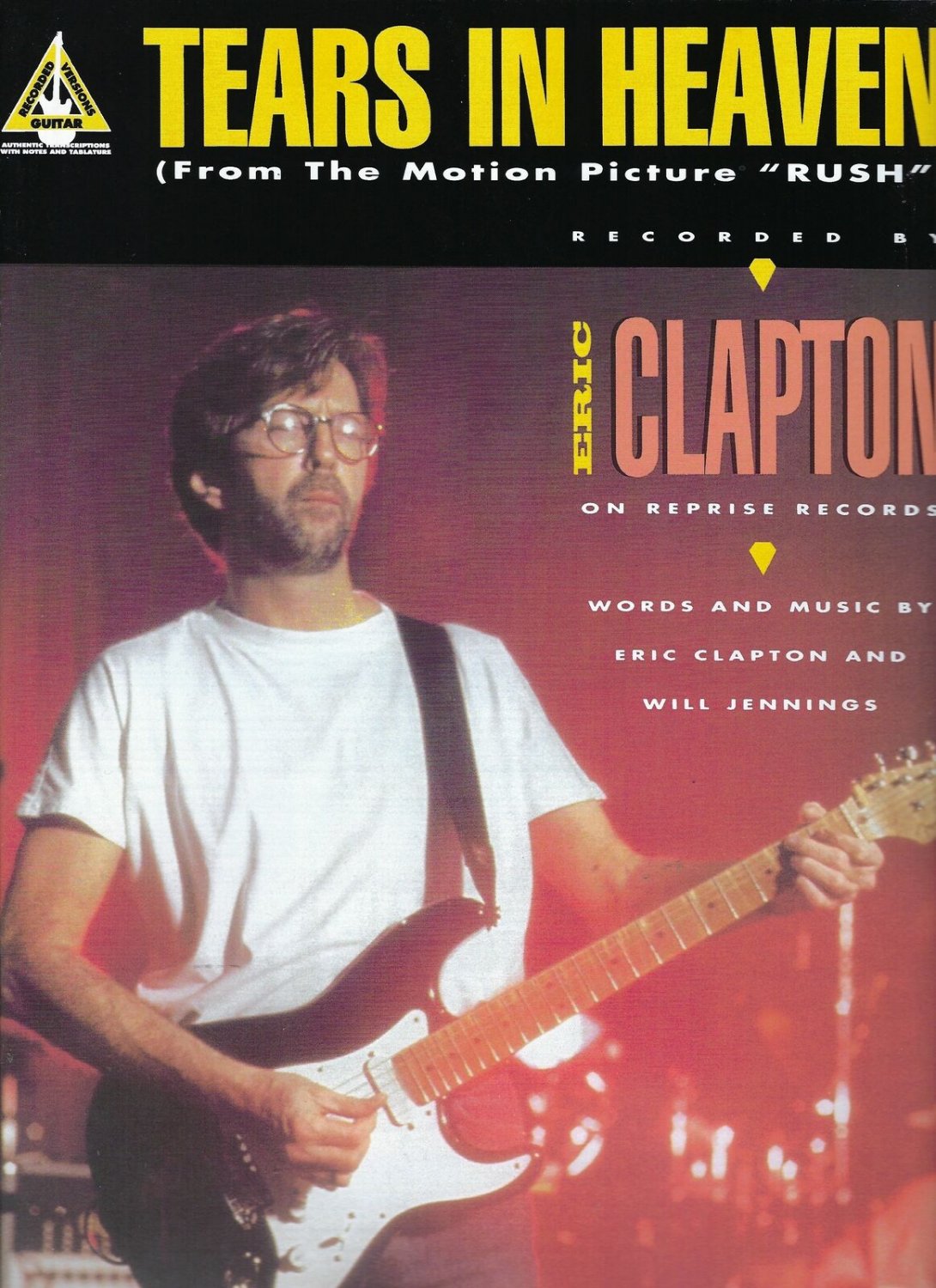 Eric Clapton Tears in Heaven Sheet Music