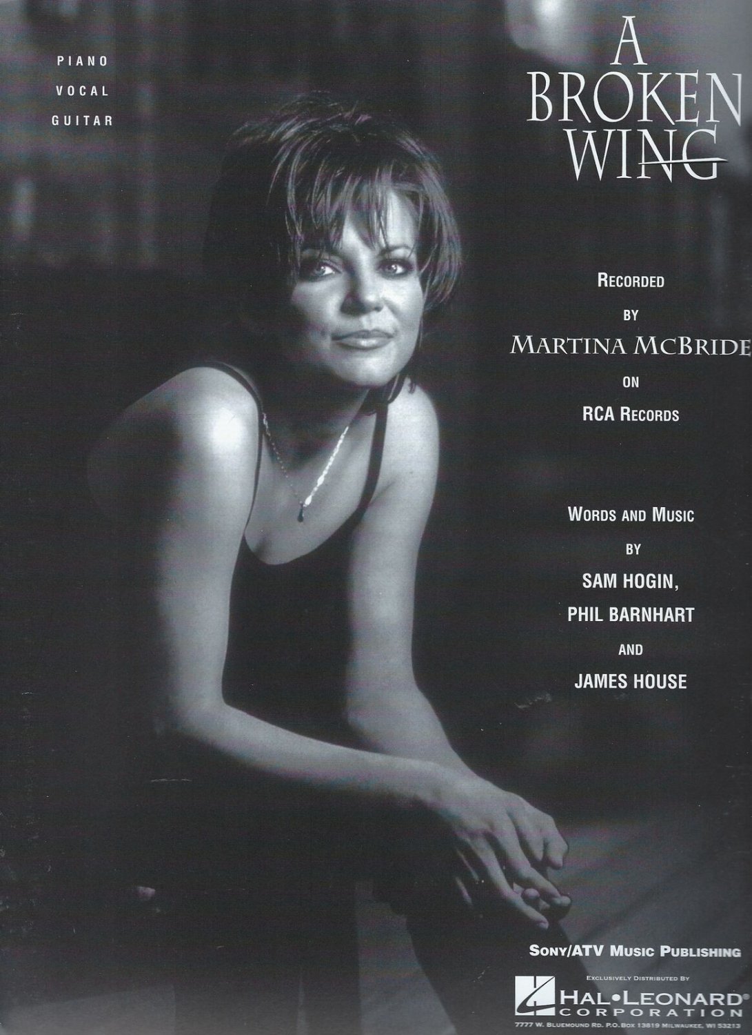 Martina McBride A Broken Wing Sheet Music