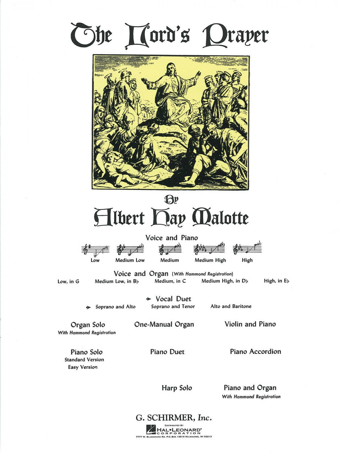 The Lord's Prayer Soprano/Alto Duet Sheet Music
