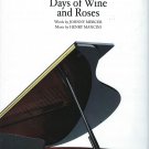 Henry Mancini Days of Wine and Roses Sheet Music