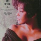 Whitney Houston I Have Nothing (from The Bodyguard) Sheet Music