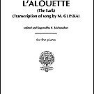 L'Alouette (The Lark) Piano Solo Sheet Music