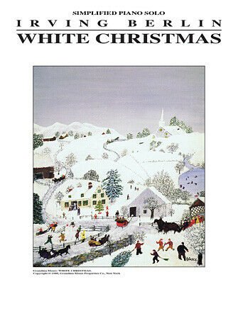 Irving Berlin White Christmas Simplified Piano Solo Sheet Music