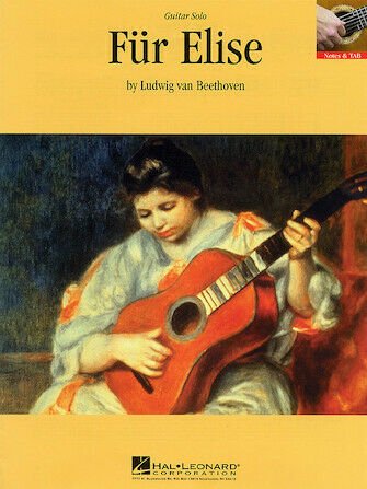 Ludwig van Beethoven F&Atilde;&frac14;r Elise Guitar Solo Sheet Music