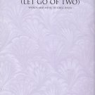Greg Davis Parent's Prayer Let Go Of Two Sheet Music