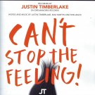 Justin Timberlake Can't Stop the Feeling Easy Piano Sheet Music